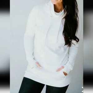 Off White Lily & Lottie Cowl Sweatshirt